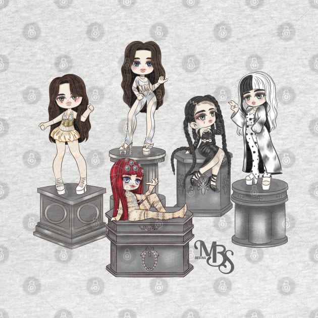 Fanart chibi gidle by MBSdesing 